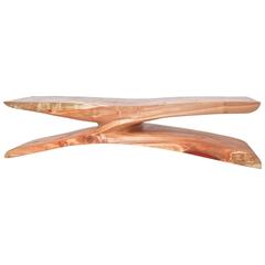 Unique Signed Padouk Bench by Jörg Pietschmann 5