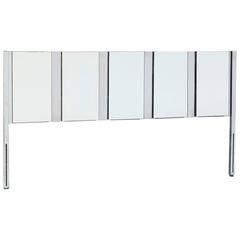 Ello Mirrored and Chrome King Sized Headboard