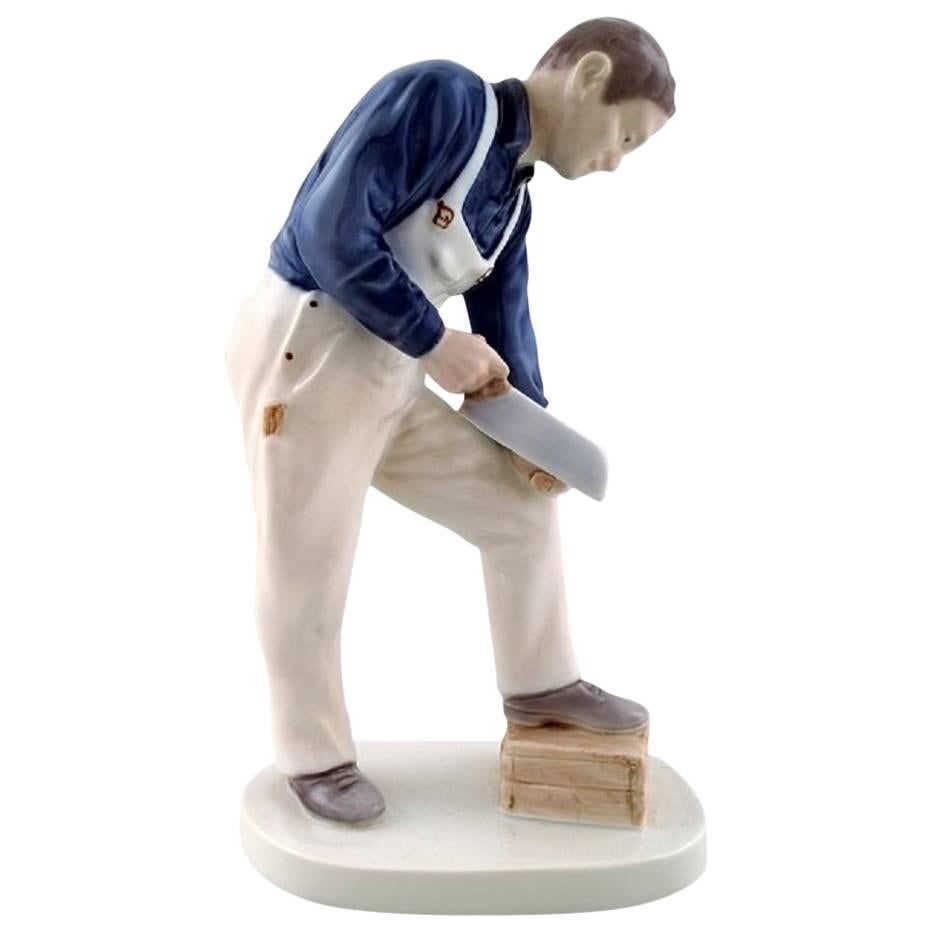 Bing & Grondahl Figur Craftsman 2434 Teppichhandwerker