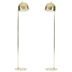 Pair of Brass Floor Lamps from Bergboms Pair of Brass Floor Lamps from Bergboms