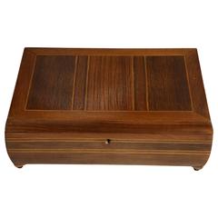 Early 20th Century Mixed Wood Rectangular Box