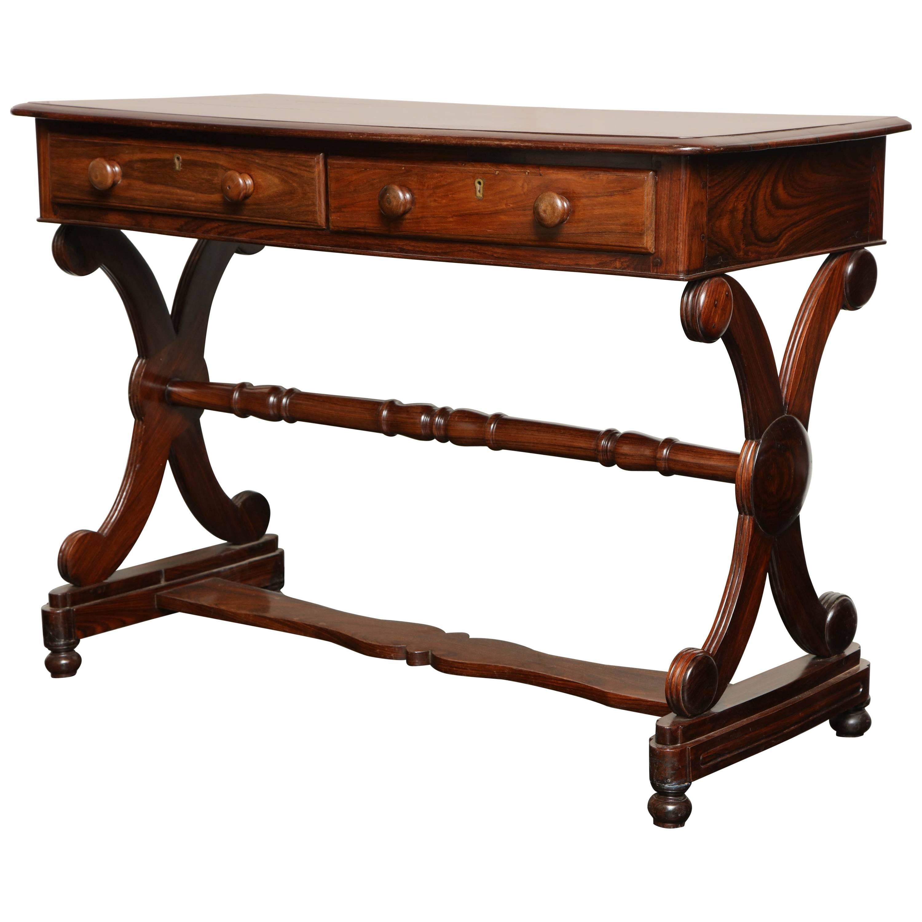 19th Century, Rosewood Anglo-Indian Sofa Table