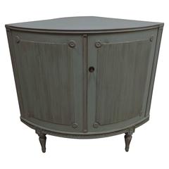 Swedish Gustavian Corner Cabinet