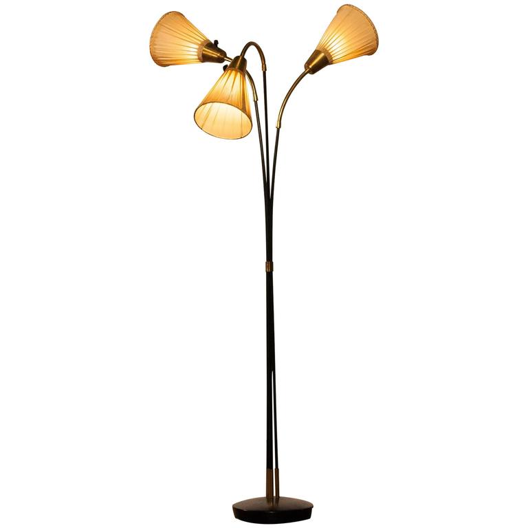 1950s beautiful three lights floor l at 1stdibs 1950s beautiful three lights floor l at 1stdibs