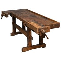 Antique Carpenter's Workbench, circa 1920