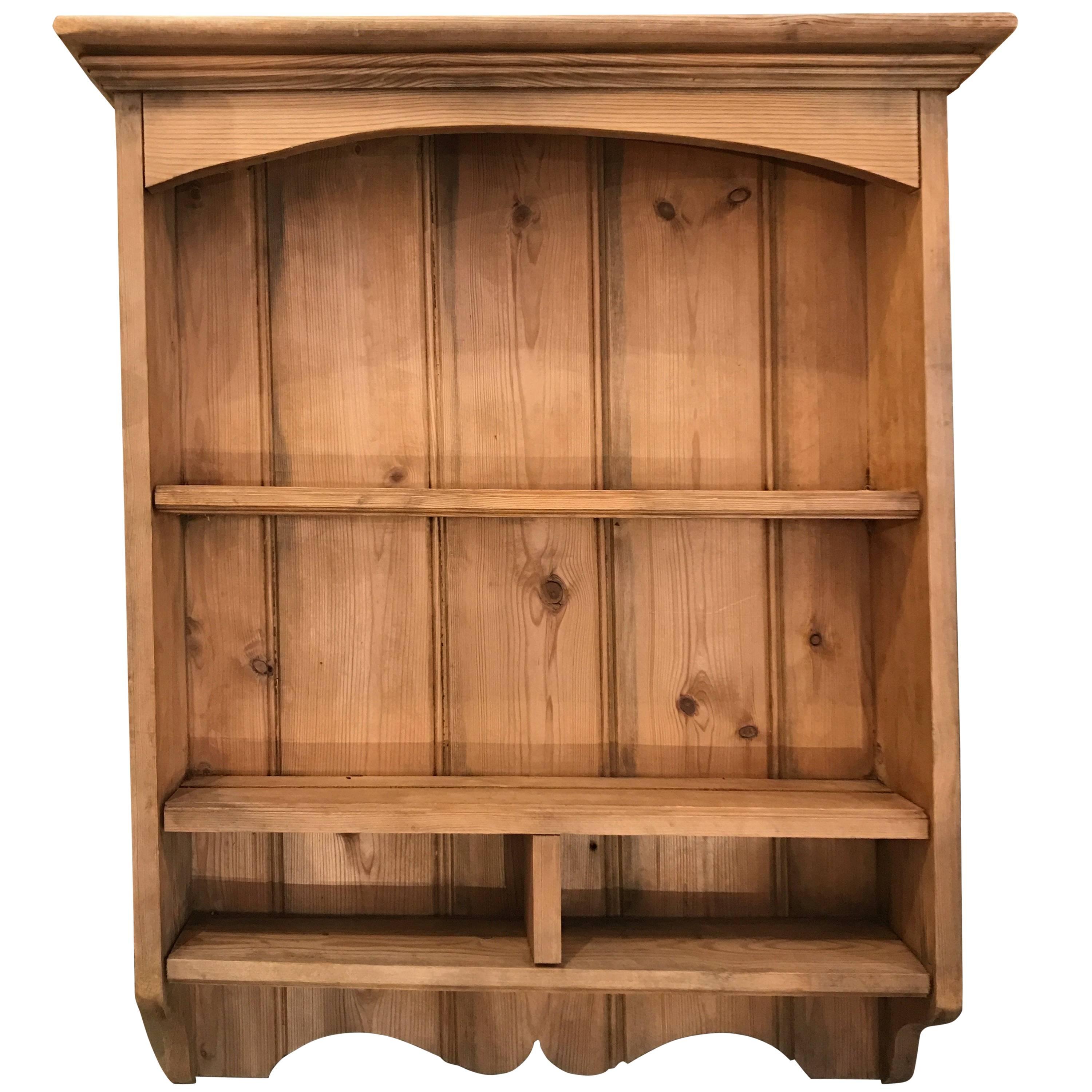 French Pine Wall Shelf