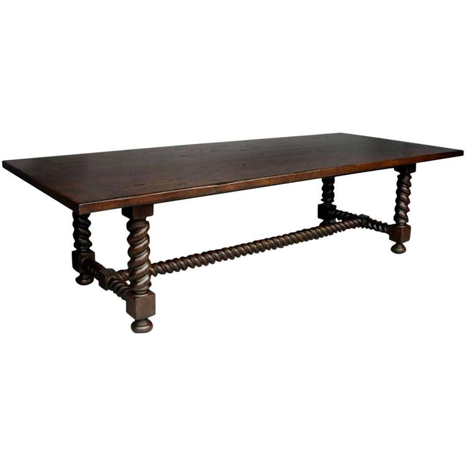 Custom Table Tripod Center Leg, Carved Pedestal and Large Claw Feet For ...