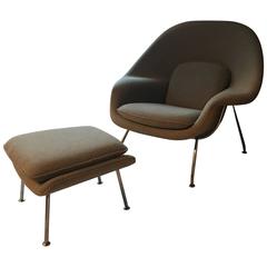 Used Eero Saarinen Child Size (Medium) Womb Chair and Ottoman for Knoll