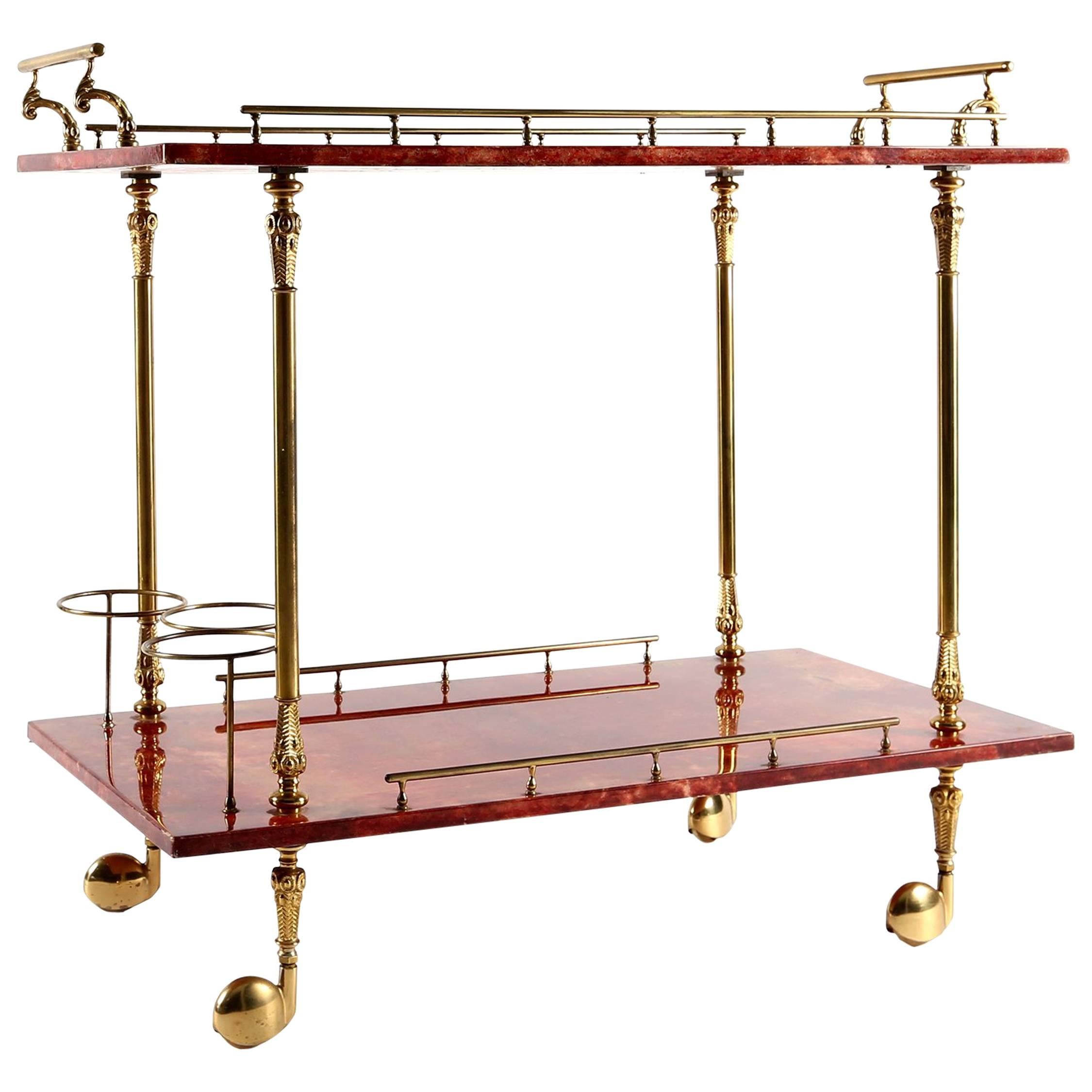 Aldo Tura Bar Cart