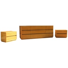 Chest of Drawers  Bedside Tables with Minimalist Design, 1970