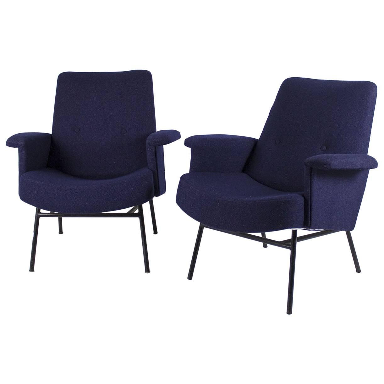 Pair of Armchairs SK660 by Pierre Guariche for Steiner, 1950 For Sale