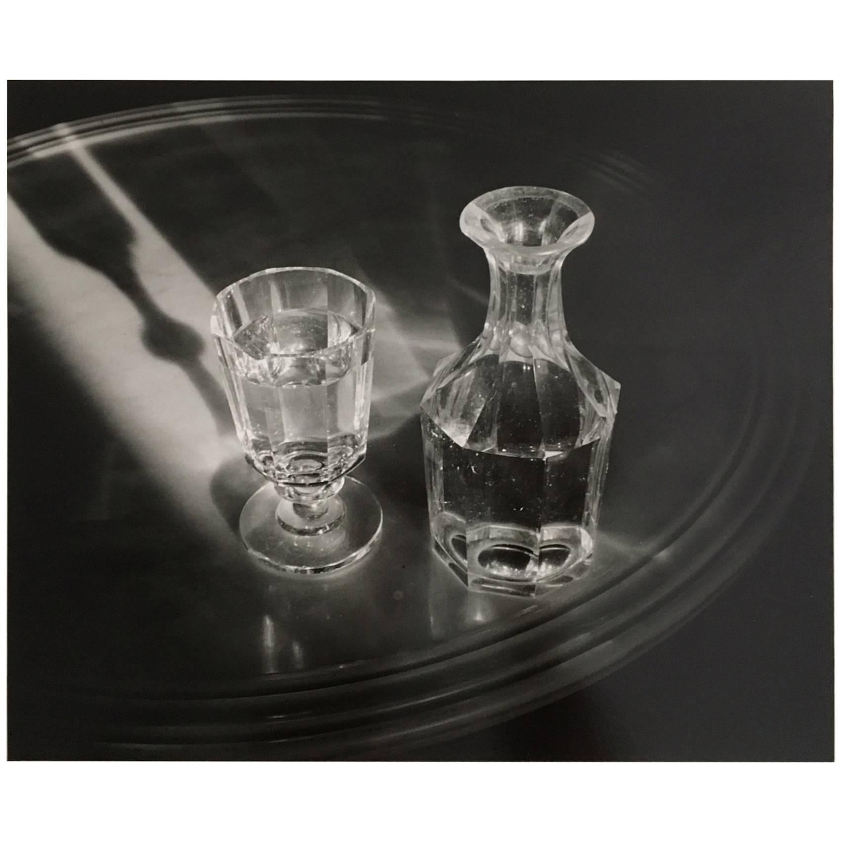 Herbert List Bottle and Glass, Ascona, Switzerland, 1936 For Sale