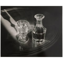 Vintage Herbert List Bottle and Glass, Ascona, Switzerland, 1936