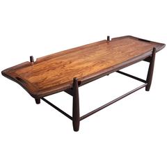Arimello Coffee Table with Handles Designed by Sergio Rodrigues, Brazil, 1958 12