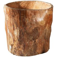 Huge Hungarian Tree Trunk Storage Bin