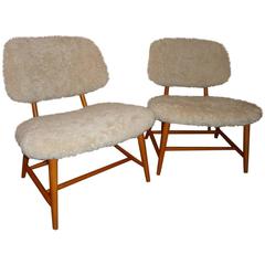 Pair of "TeVe-Chairs" by Alf Svensson