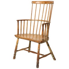 18th Century English Comb Back Windsor Armchair