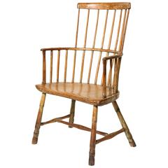 18th Century English Comb Back Windsor Armchair