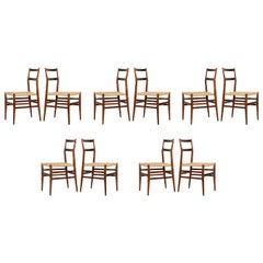 Gio Ponti Dining Chairs Set of 10