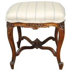 French, Louis XV Carved Tabouret Stool