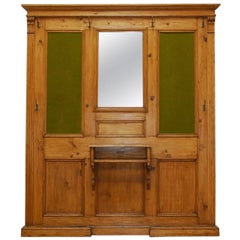 French Pine Entry Hall Stand or Coat Tree