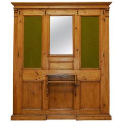 French Pine Entry Hall Stand or Coat Tree 4