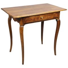 Louis XV Provincial Walnut Side Table 8