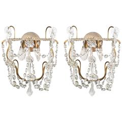 Vintage French Sconces in the Style of Maison Baguès