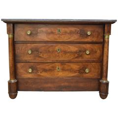 19th Century French Walnut Commode