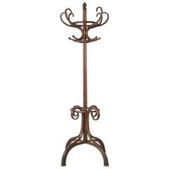 Vintage French Bentwood Thonet Style Hat and Coat Rack or Hall Tree, circa 1930