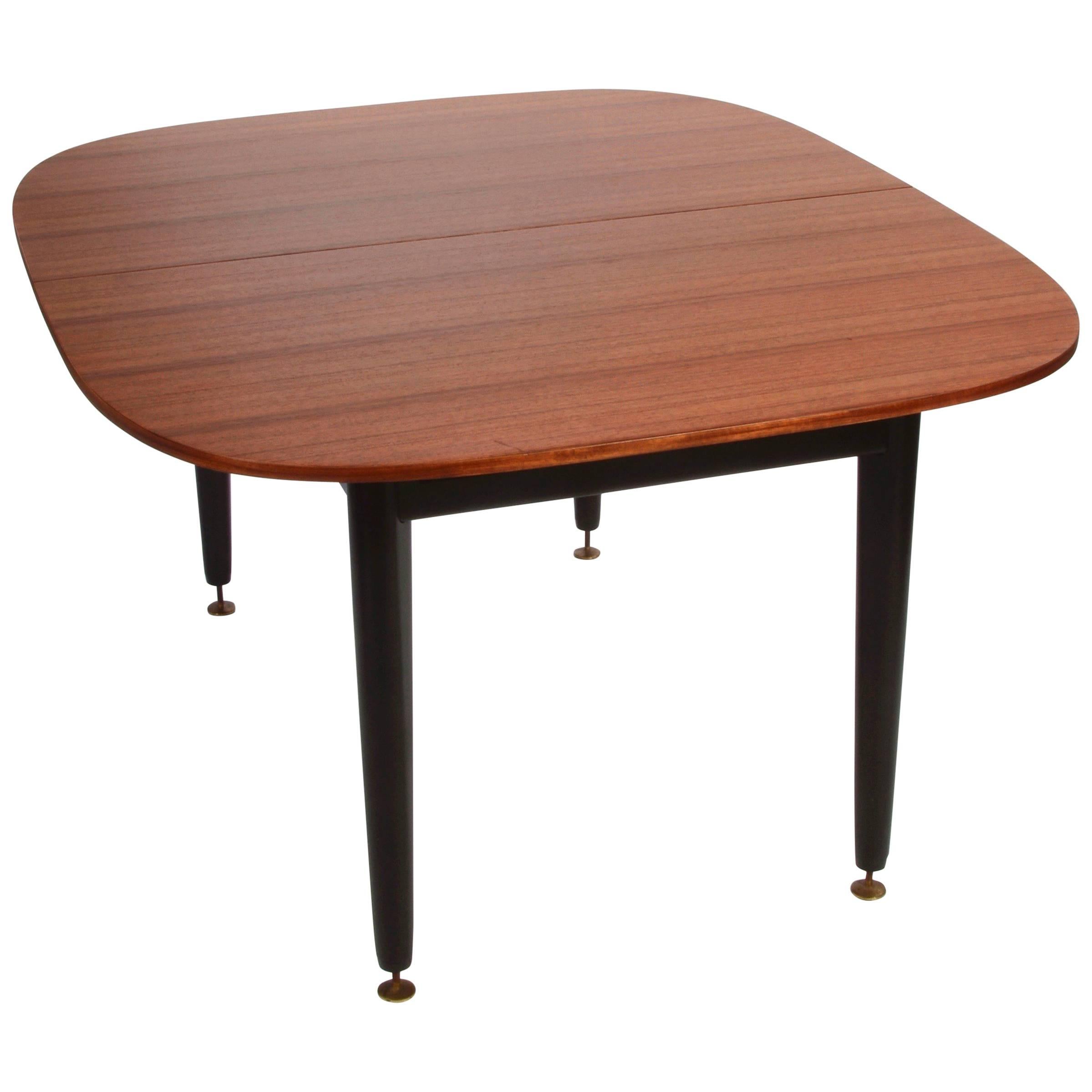 Early G-Plan Dining Table by E Gomme in Mahogany and Black For Sale