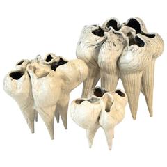 Grouping of Large Studio Pottery Vessels by Valerie Blitz