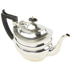 Antique Teapot, England, Birmingham 1919, 925 Sterling Silver, Hallmarked