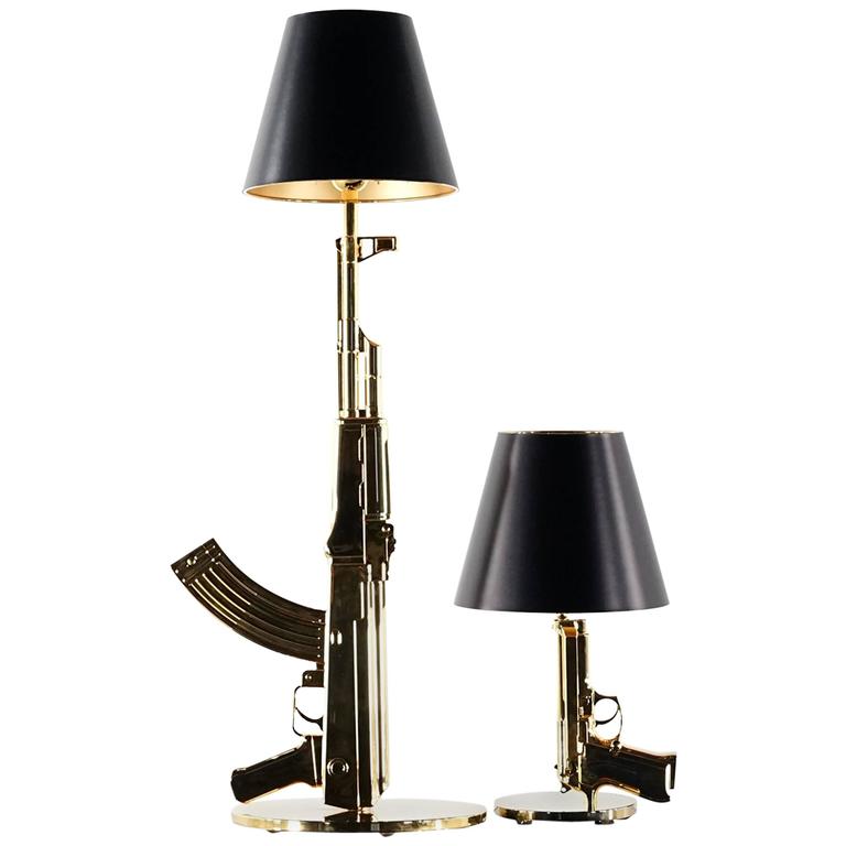 deltager gård krise Philippe Starck "Bedside Gun" Lamp Flos 18-Karat Gold at 1stDibs | starck  lamp, flos lamp, philippe starck ak47 lamp