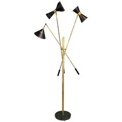 Beautiful Italian Floor Lamp in the Style of Stilnovo 1