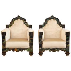 Extraordinary Pair of Armchairs