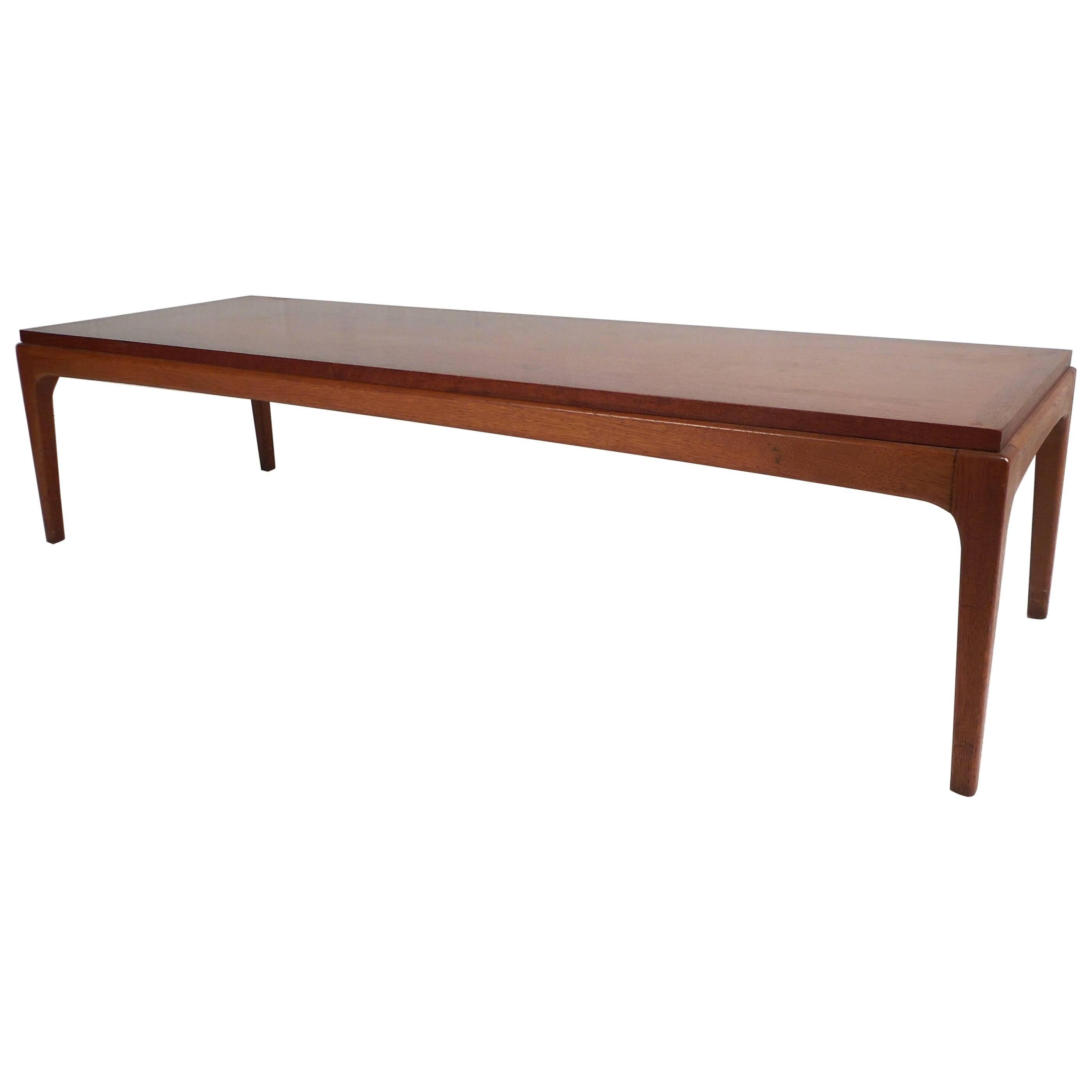 Vintage Walnut Coffee Table by Lane