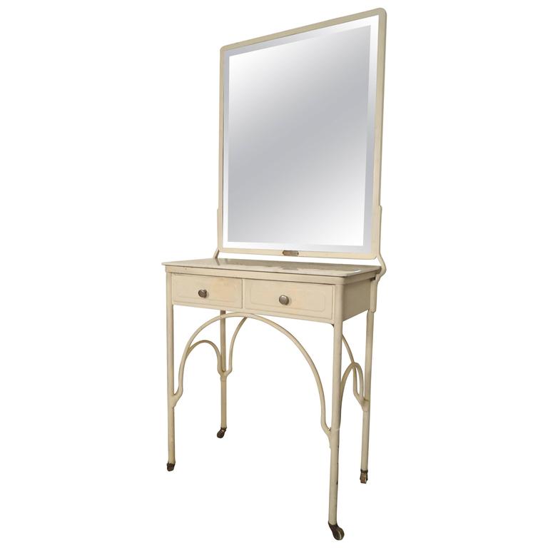 Vintage Metal Vanity For Sale at 1stDibs vintage metal vanity set