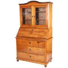 Biedermeier Cherrywood Secretary 12