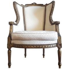 Antique French Bergere Louis XVI Style Napoléon III Period 3