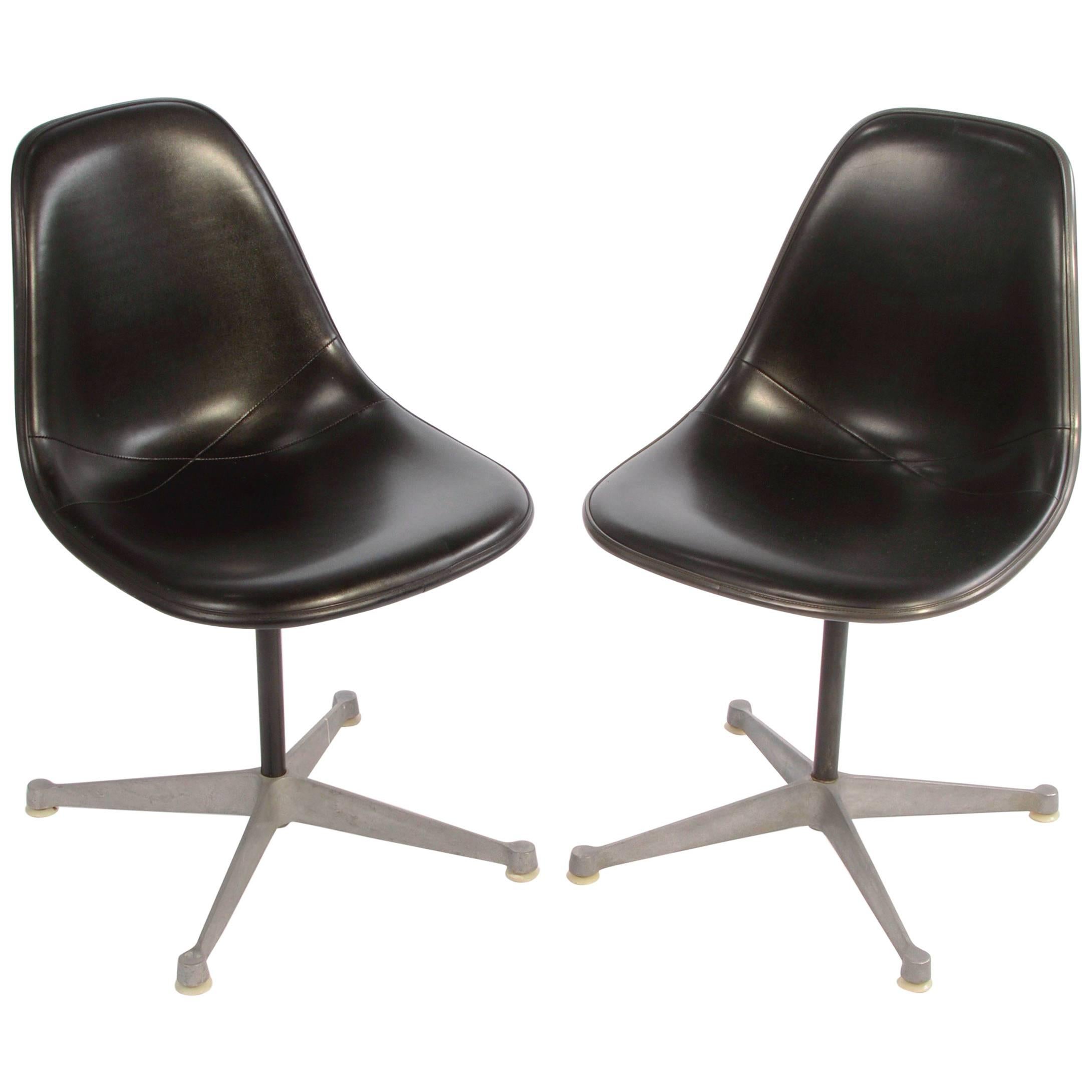 Pair of Early Herman Miller Eames Chairs