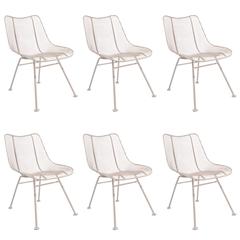 Set of Six Russell Woodard Patio Chairs, circa 1960s