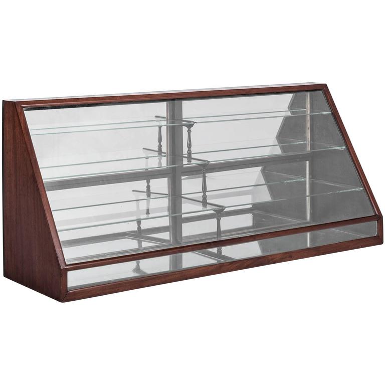 Tiered Glass Display Case For Sale at 1stdibs