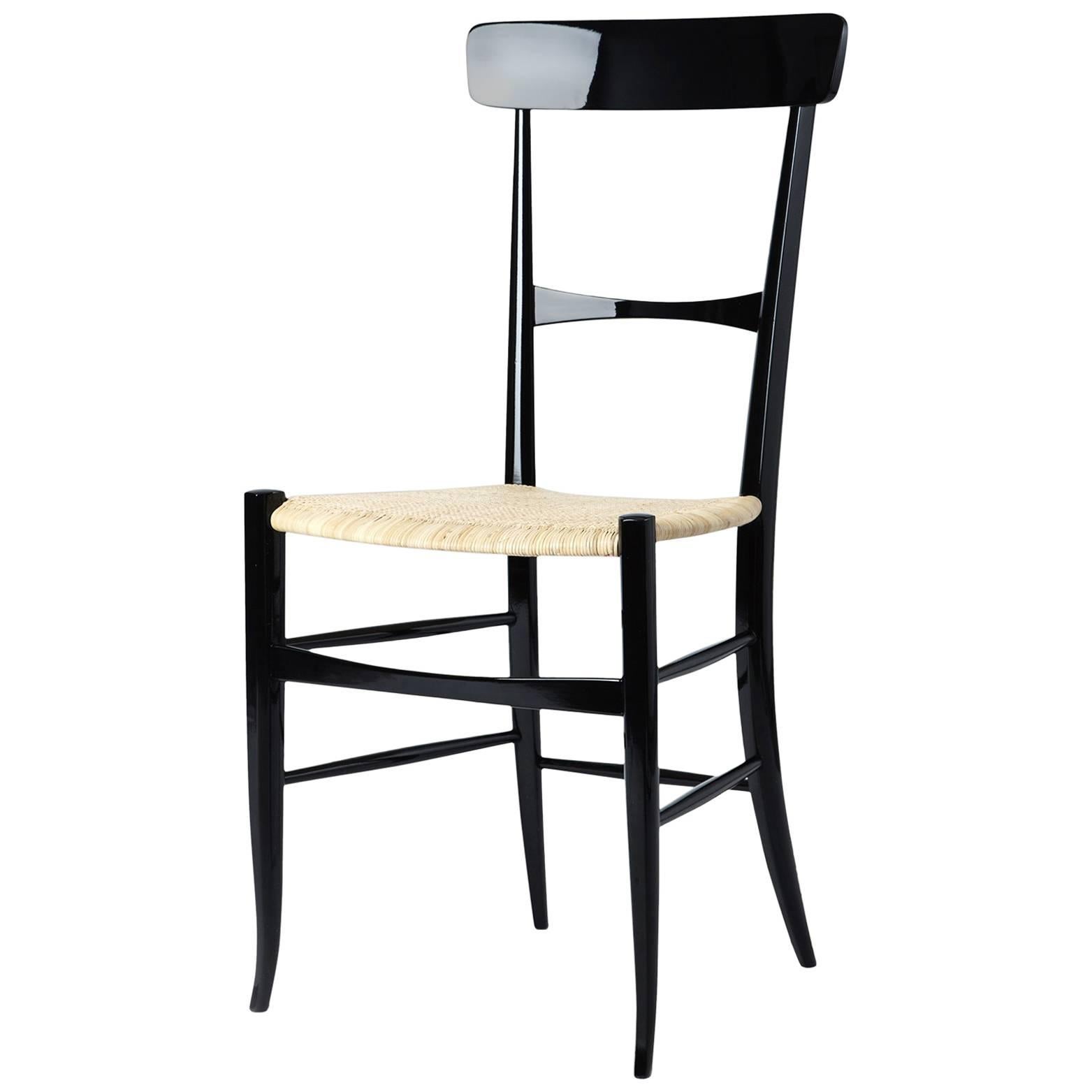 Eligo "Leggerissima" Black Chair For Sale