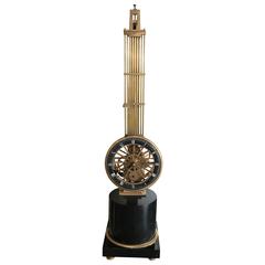 Grand Tour Column Skeleton Clock, Huguenin, Paris