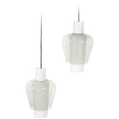 Two Beautiful Glass ‘Suomi’ Pendants by Tapio Wirkkala, Finland, 1950s 11