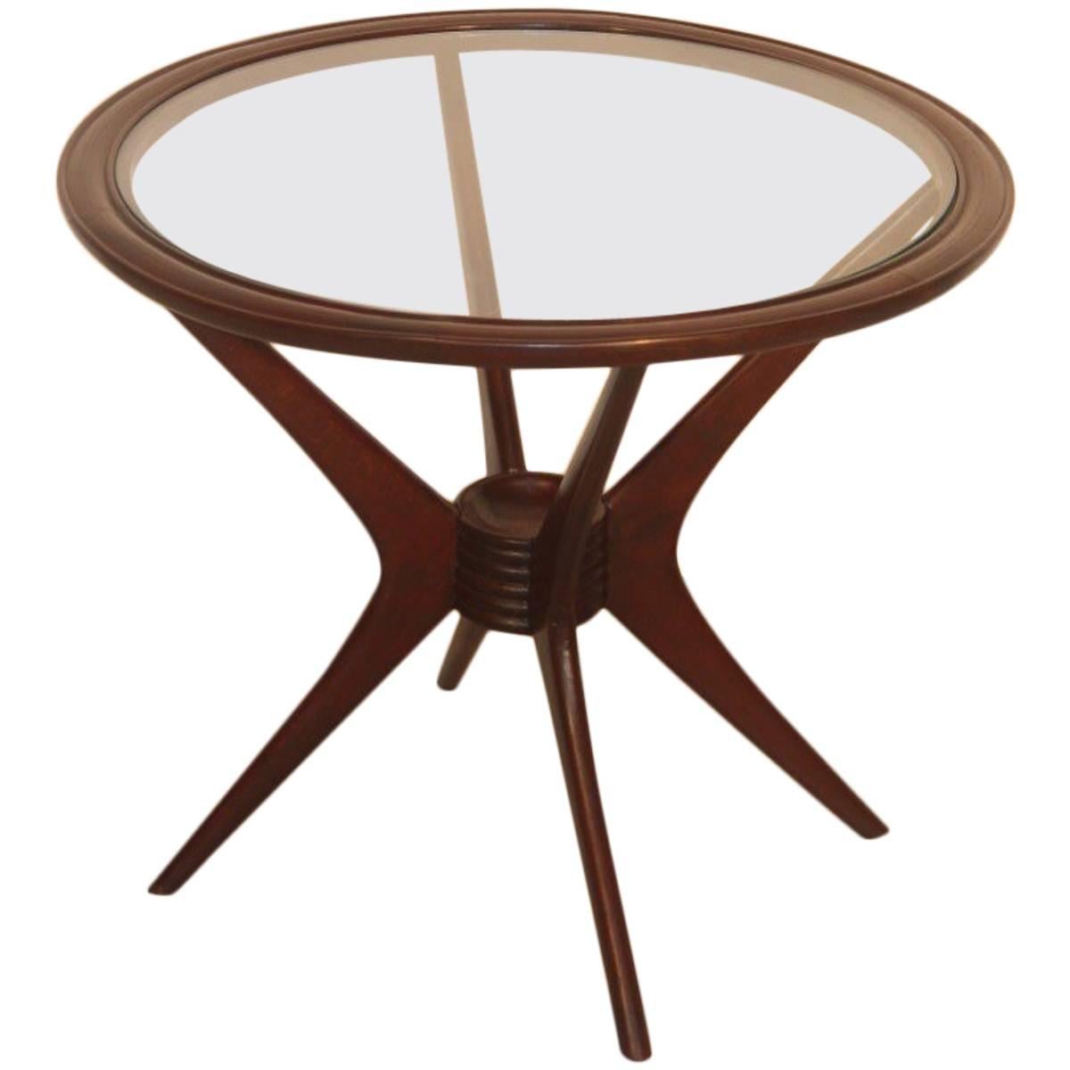 Coffee Table Cassina Mid-Century Design Italian Design Walnut 