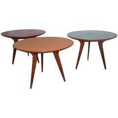 Dining Table in Laminate and Cherrywood Italian Design