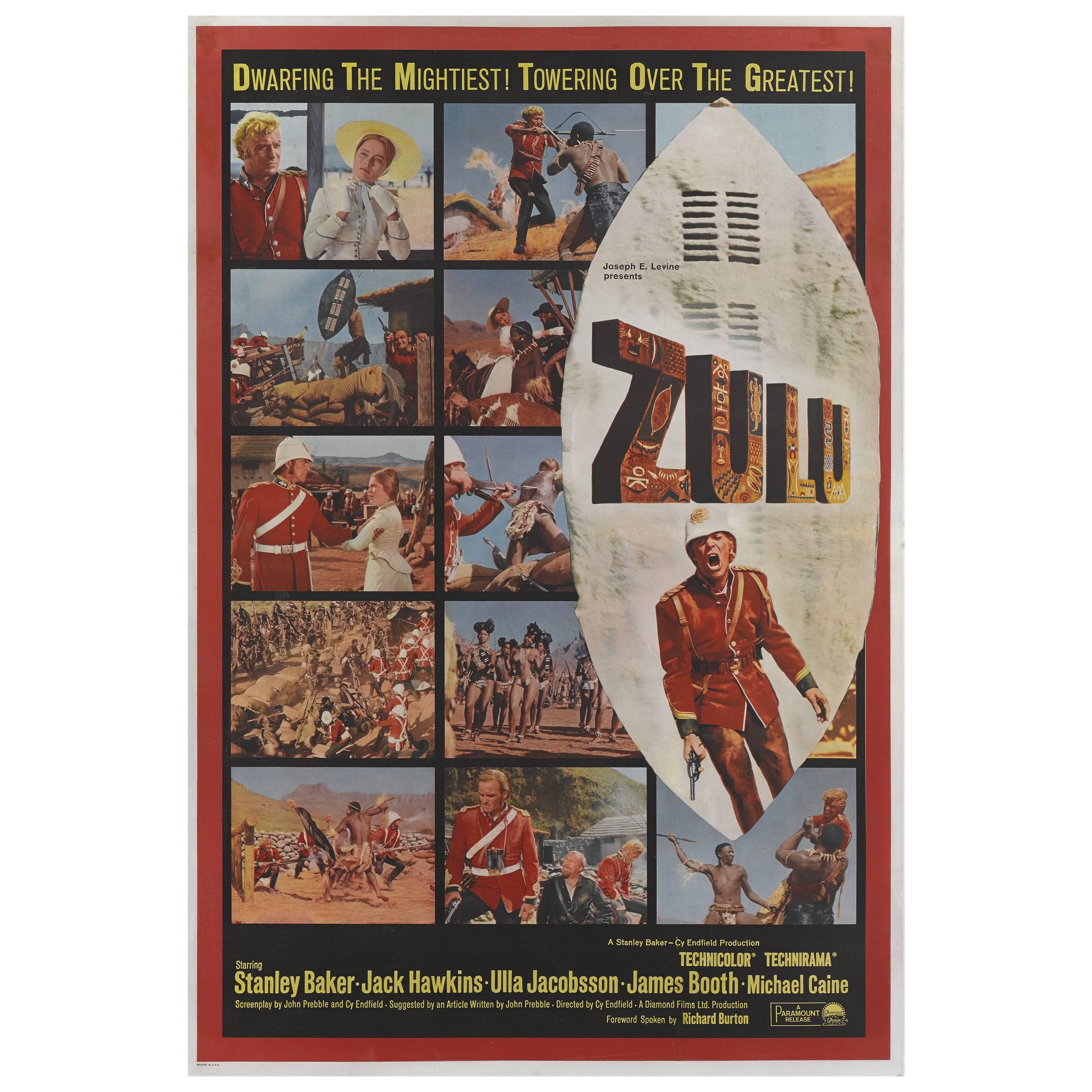 "Zulu" Original US Movie Poster