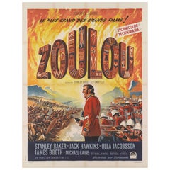 "Zulu" Original French Movie Poster